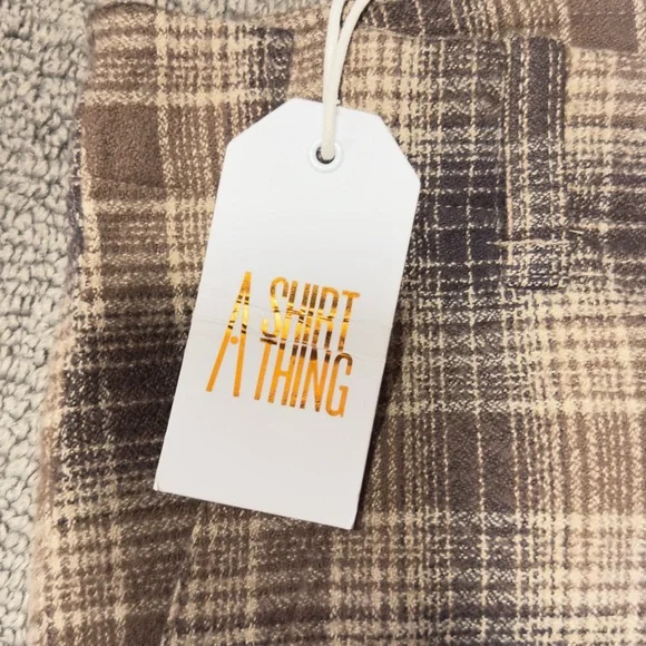 Plaid Brown and Tan Pants - Picture 3 of 3